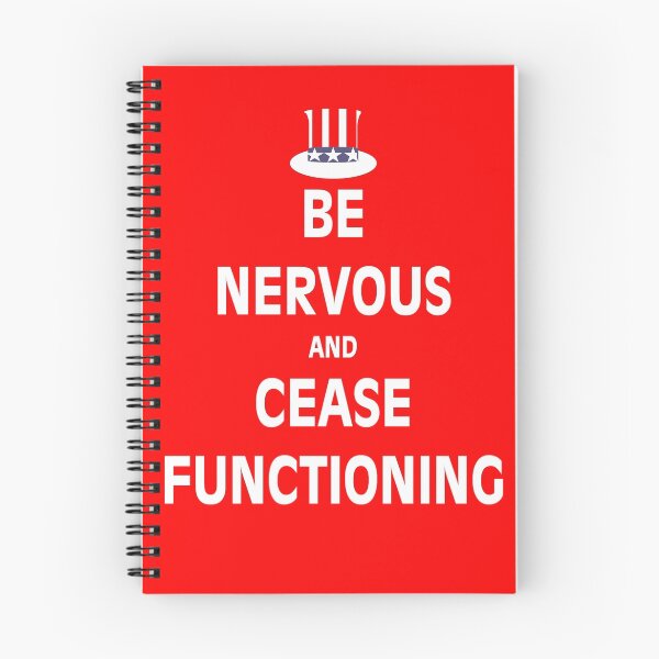 Item preview, Be Nervous and Cease Functioning designed and sold by PharrisArt.