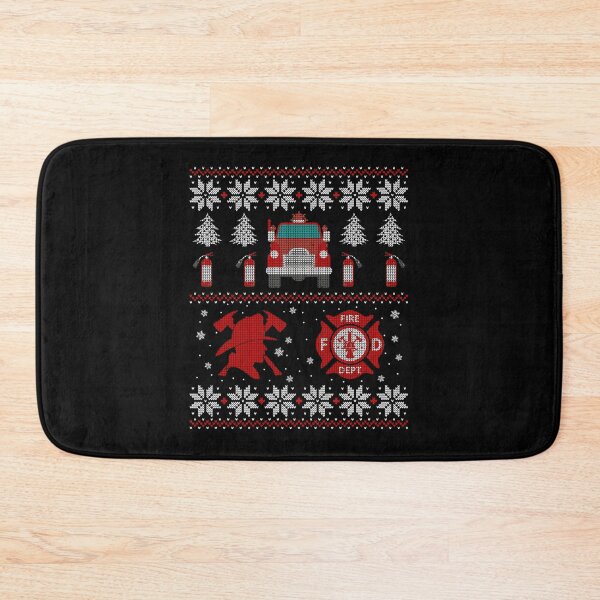 Item preview, Firemen Firefighter Christmas Ugly Xmas Sweater designed and sold by nutallrosario.