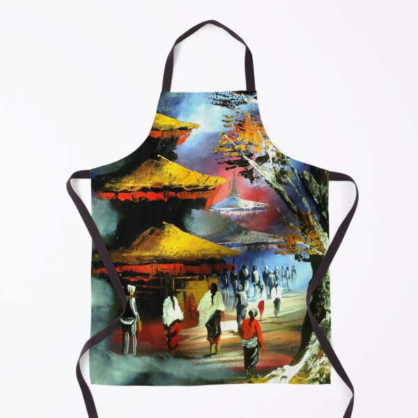 Item preview, Panoramic Night View Of Nyatapola Temple designed and sold by Whimsy Art.