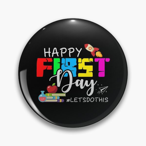 Item preview, Happy First Day Let's Do This designed and sold by Urlan.