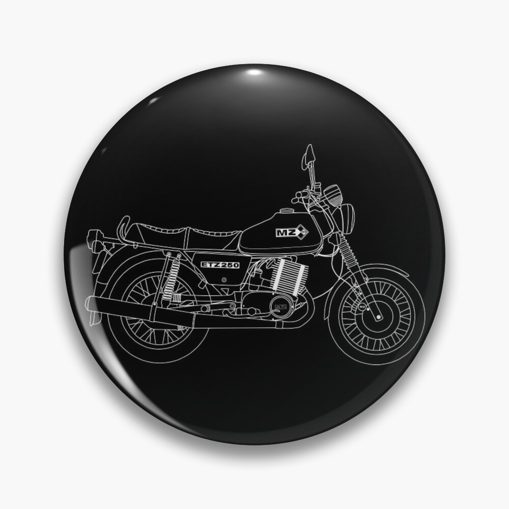 MZ ETZ 250 motorbike two stroke best t-shirt design Pin