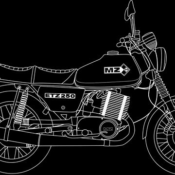 MZ ETZ 250 motorbike two stroke best t-shirt design