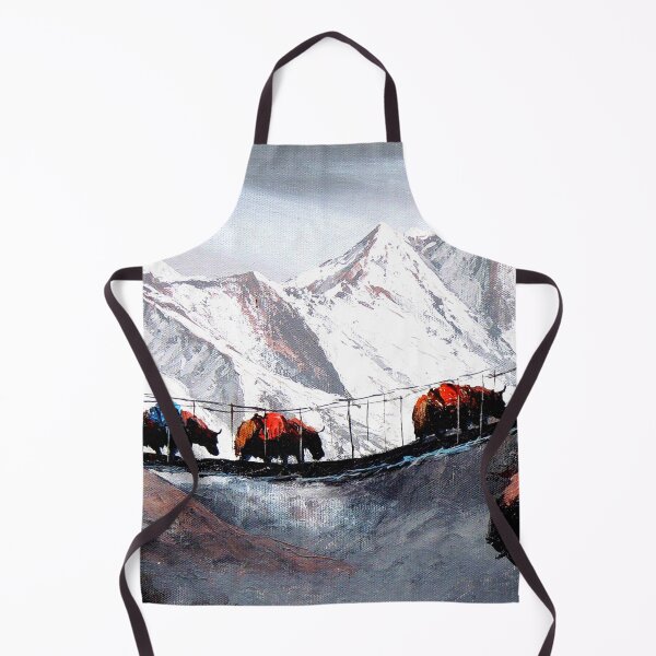 Item preview, Herd Of Mountain Yaks Himalaya designed and sold by Whimsy Art.