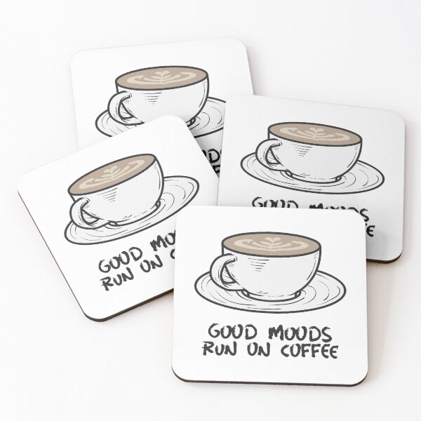 Item preview, Good moods run on coffee designed and sold by DesignedBySnip.