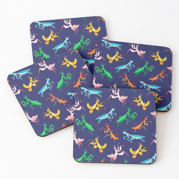 Item preview, A Simple Assortment of Praying Mantises - Plum designed and sold by TigaTiga.
