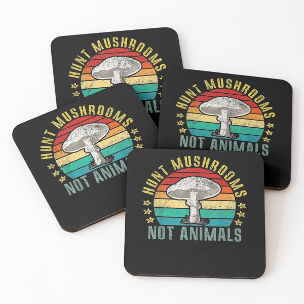 Item preview, Hunt Mushrooms Not Animals Retro designed and sold by tolivia.
