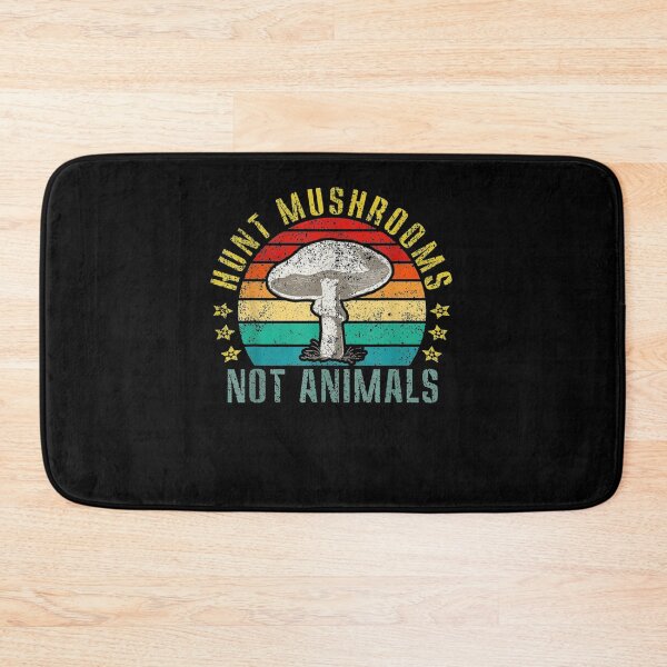 Item preview, Hunt Mushrooms Not Animals Retro designed and sold by tolivia.