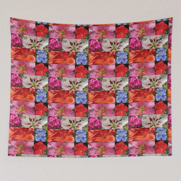 Item preview, Summer Beauties Floral Collage designed and sold by BlueMoonRose.