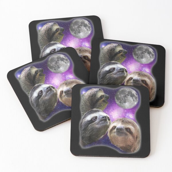 Item preview, Sloth Three Sloth Howling Moon Parody Design designed and sold by tolivia.