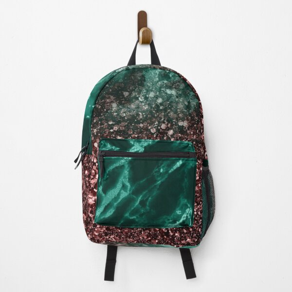 Item preview, Dark Teal Green Marble and Dark Rose sparkle, love it designed and sold by Orianah.