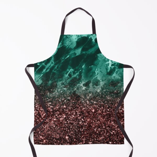 Item preview, Dark Teal Green Marble and Dark Rose sparkle, love it designed and sold by Orianah.