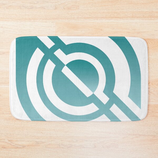 Item preview, Blue geometric spaceship abstract galaxy designed and sold by Carolina Salazar.