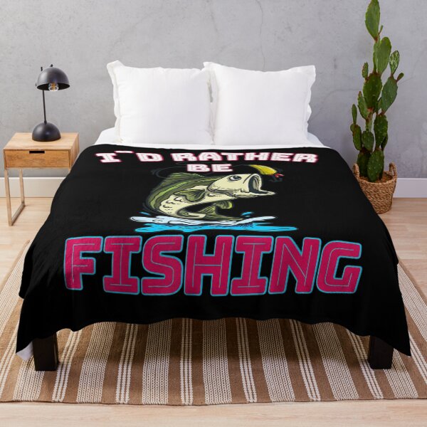 Item preview, I D Rather Be Fishing Gift For Fisherwoman designed and sold by tolivia.