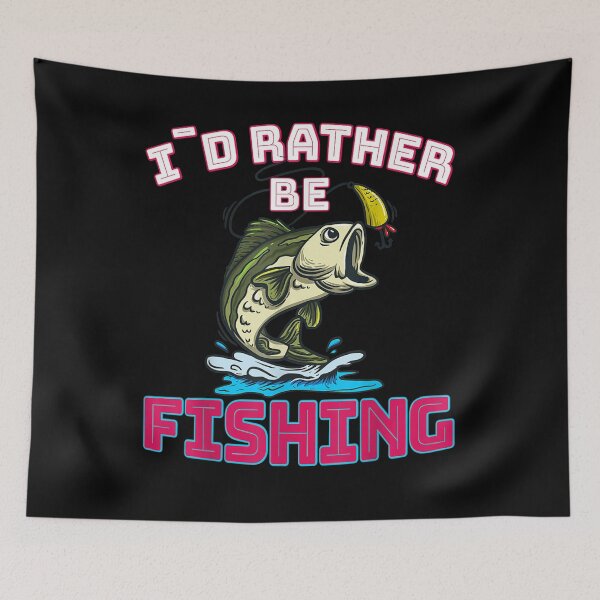 Item preview, I D Rather Be Fishing Gift For Fisherwoman designed and sold by tolivia.