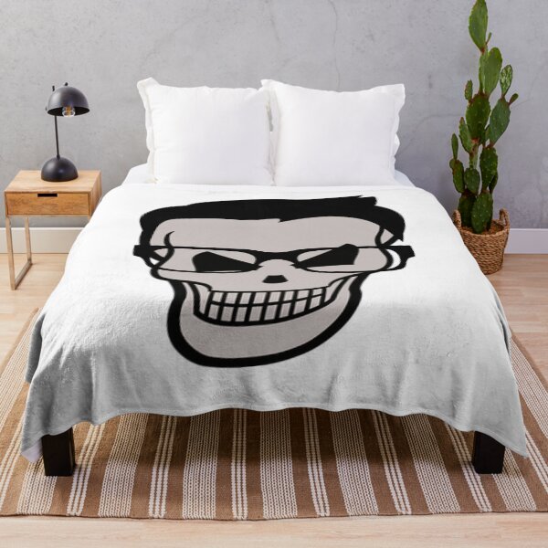 Item preview, SMILING SKULL AND GLASSES designed and sold by DomGDesign.