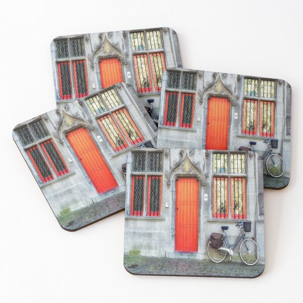 Item preview, Cycling Outside Market Square Bruges designed and sold by med salina.