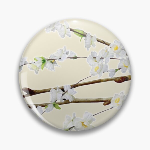 Item preview, Spring Willow Twig with White Flowers designed and sold by Phantasmal-2-do.