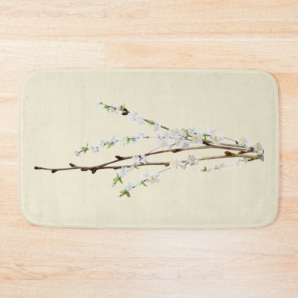 Item preview, Spring Willow Twig with White Flowers designed and sold by Phantasmal-2-do.