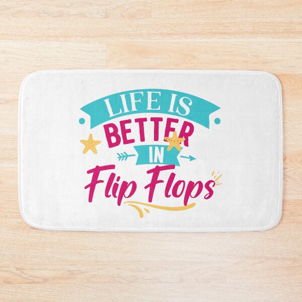 Item preview, Life Is Better In Flip Flops Funny Summer Quote  designed and sold by RE PIXEL.