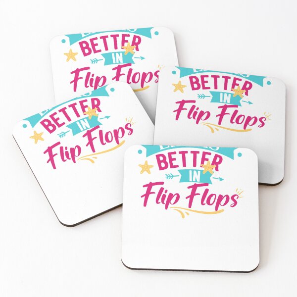 Item preview, Life Is Better In Flip Flops Funny Summer Quote  designed and sold by RE PIXEL.
