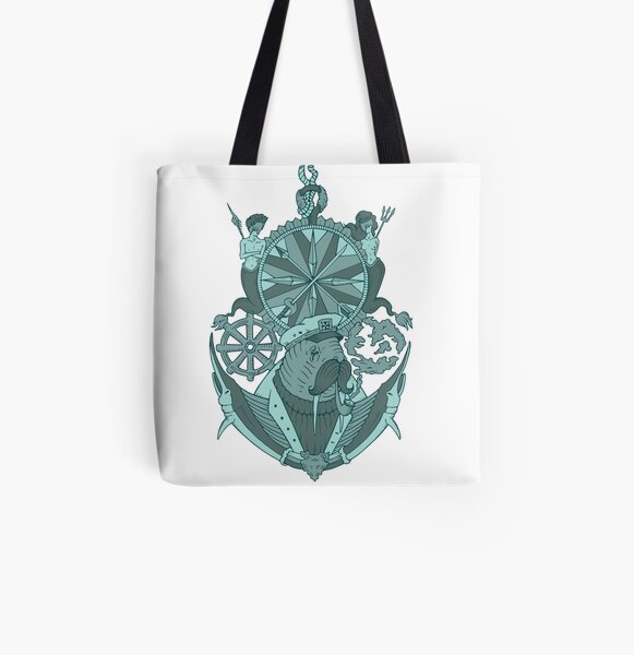 Ruler of the Sea All Over Print Tote Bag