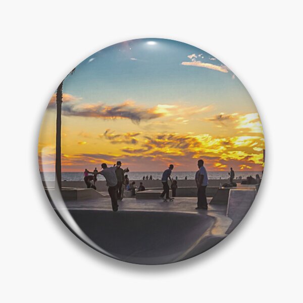 Item preview, Skateboarding Venice Beach Los Angeles CA Evening Sunset designed and sold by Piper-Deals.