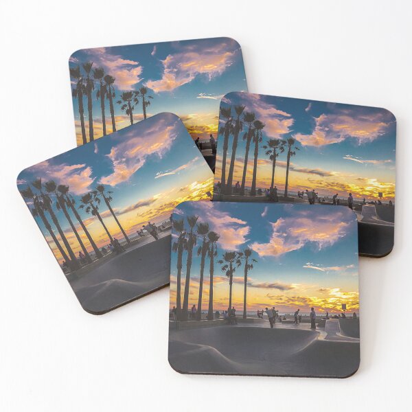 Item preview, Skateboarding Venice Beach Los Angeles CA Evening Sunset designed and sold by Piper-Deals.