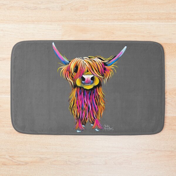 Item preview, HiGHLaND CoW PRiNT SCoTTiSH ' ONioN N GReY ' BY SHiRLeY MacARTHuR designed and sold by Shirley MacArthur Art.