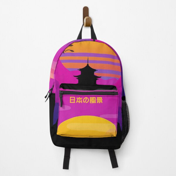 Item preview, Japanese shrine retrowave designed and sold by Meowanime99.