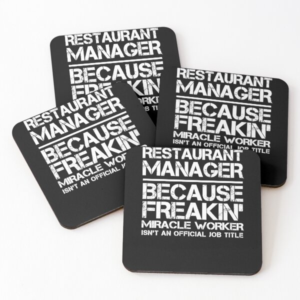 Item preview, Restaurant Manager Miracle Worker designed and sold by clickmostro.