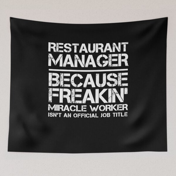 Item preview, Restaurant Manager Miracle Worker designed and sold by clickmostro.