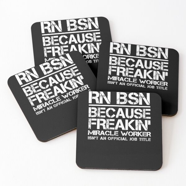 Item preview, RN BSN Miracle Worker designed and sold by clickmostro.