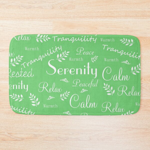 Item preview, Serenity, Relaxation and Mindfulness in Apple Green designed and sold by OByD.