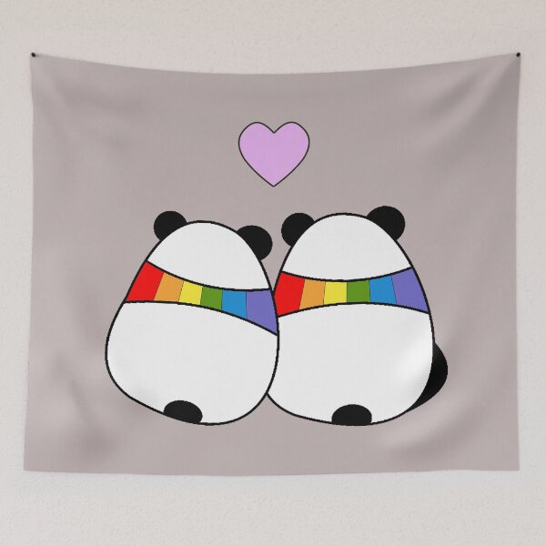 Item preview, LGBT panda love is love couple designed and sold by Andulino.