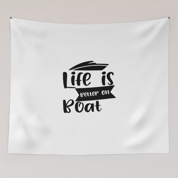 Item preview, Life is Better on a Boat Funny Boating designed and sold by RE PIXEL.