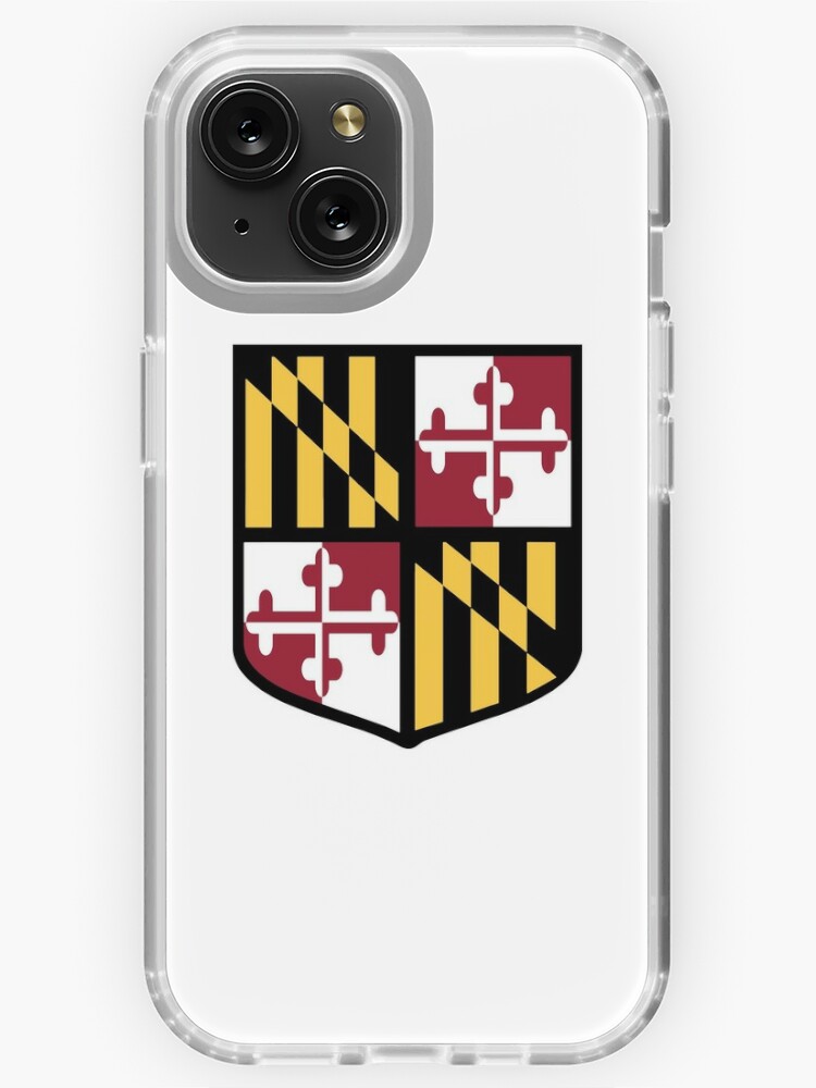 Maryland Flag Shield iPhone Case