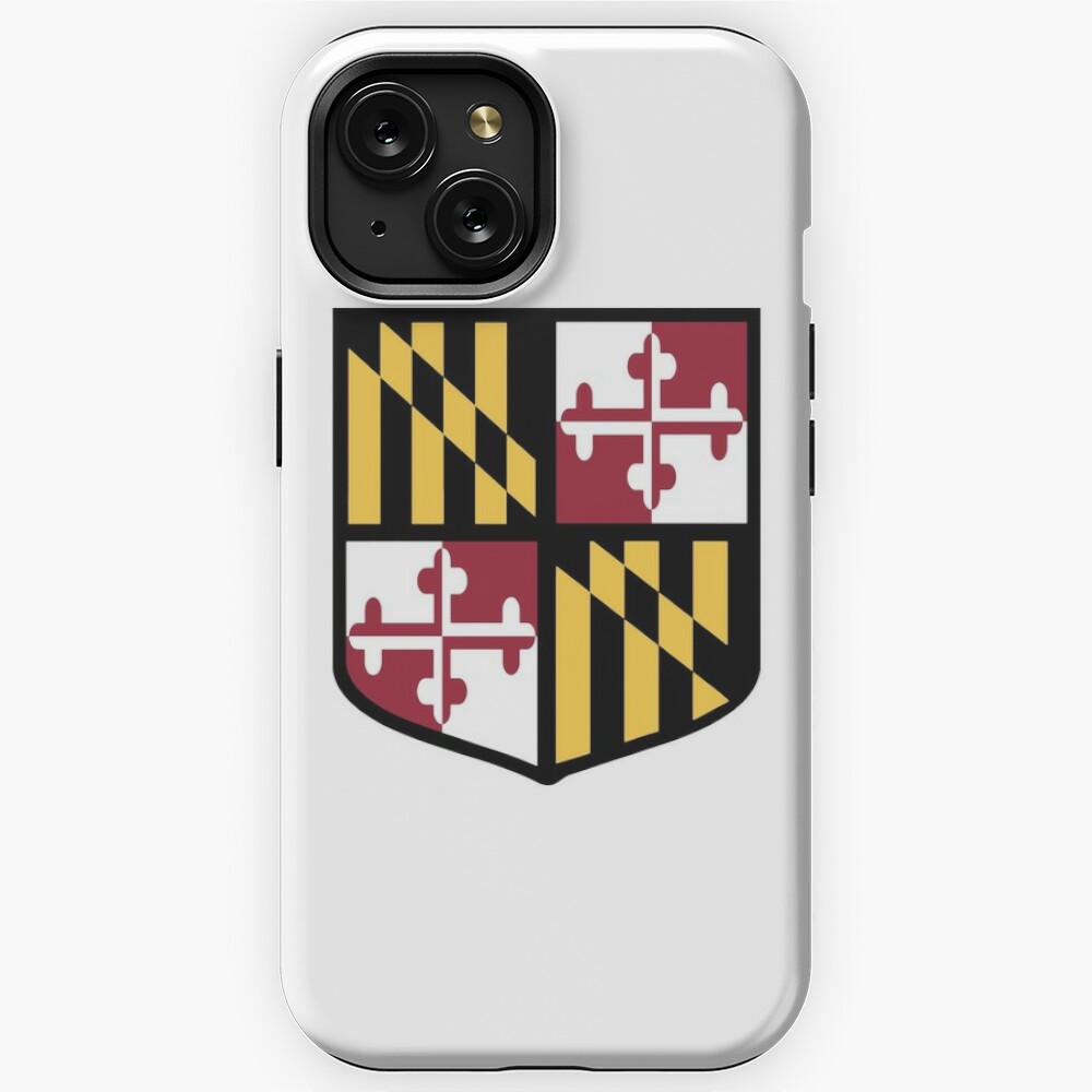 Maryland Flag Shield iPhone Case