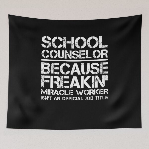 Item preview, School Counselor Miracle Worker designed and sold by clickmostro.