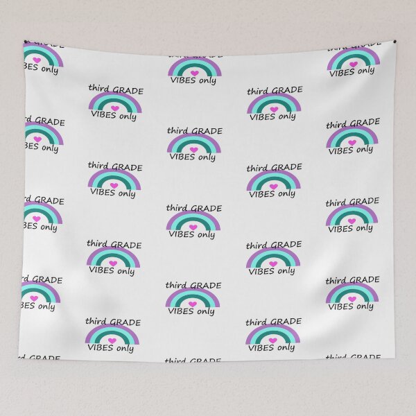 Item preview, Third grade vibes only school text kids designed and sold by univkat.