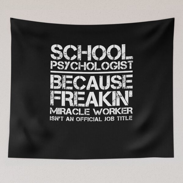 Item preview, School Psychologist Miracle Worker designed and sold by clickmostro.