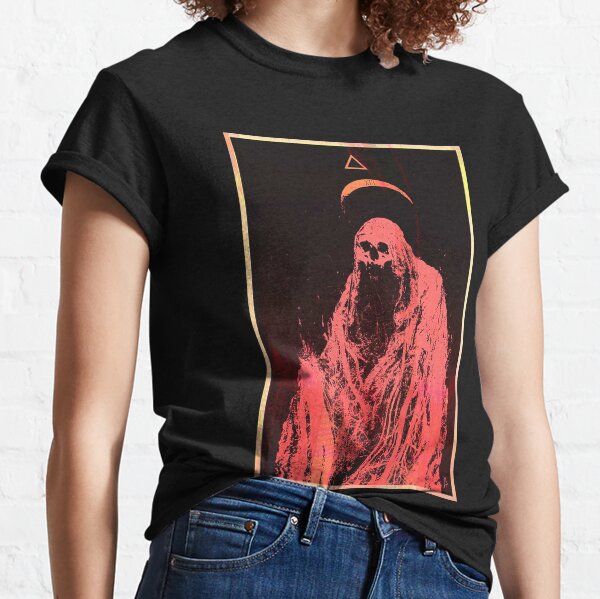 Santa muerte Girly S t shirt camiseta tattoo rose halloween horror Donna Vestiti Top e t-shirt T-shirt Roly T-shirt 