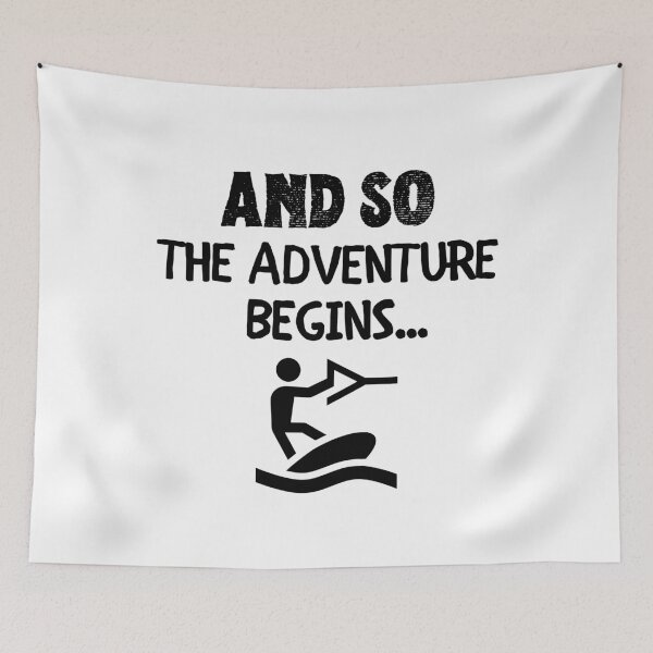 Item preview, Wakeboarding: And so the adventure begins designed and sold by TheGreenGoat.