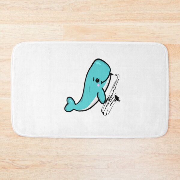 Item preview, WHALE PLAYING SAXOPHONE designed and sold by DomGDesign.
