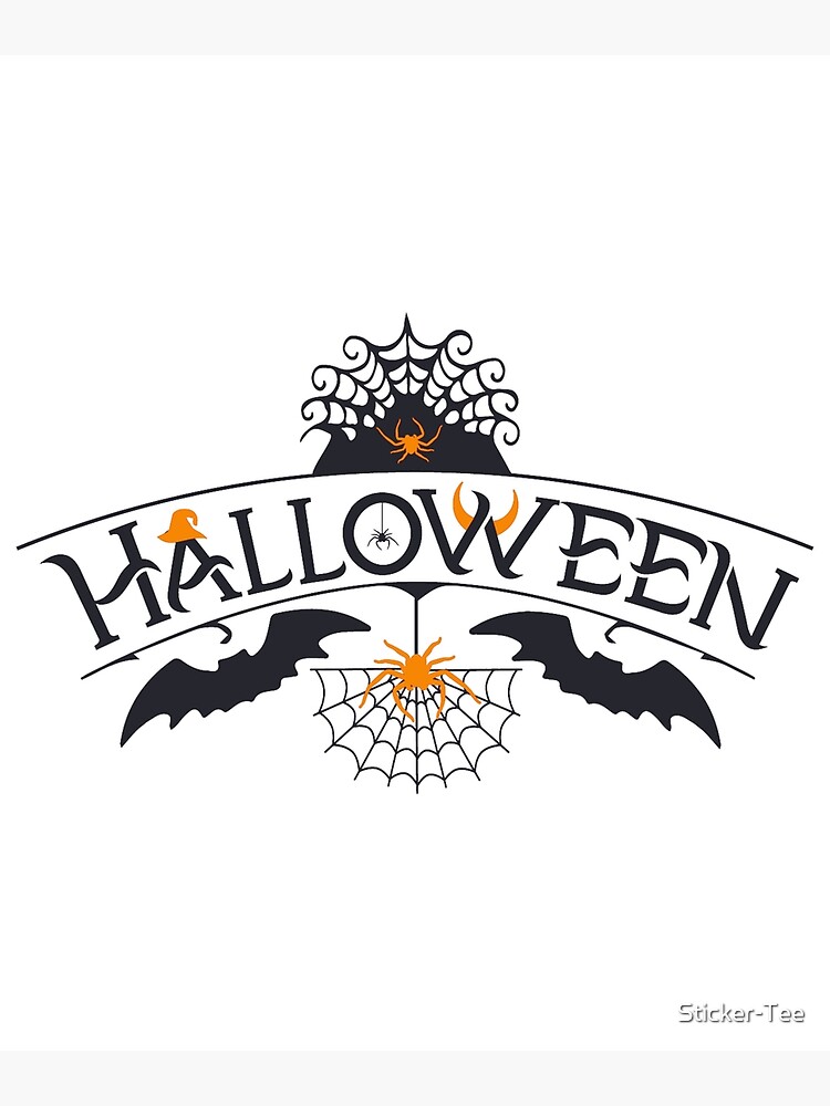 "Halloween Town" Poster by StickerTee Redbubble