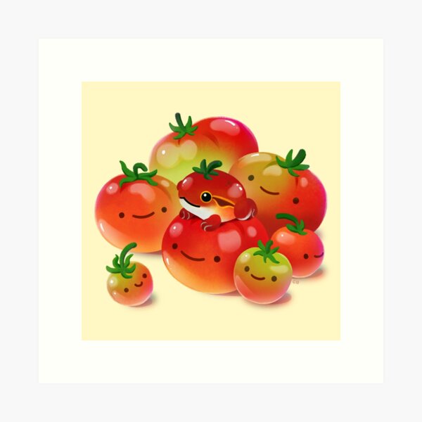 Tomato frog Art Print
