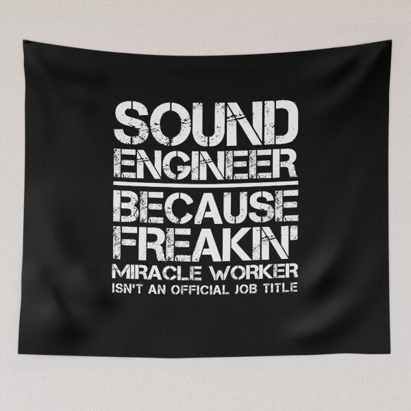 Item preview, Sound Engineer Miracle Worker designed and sold by clickmostro.