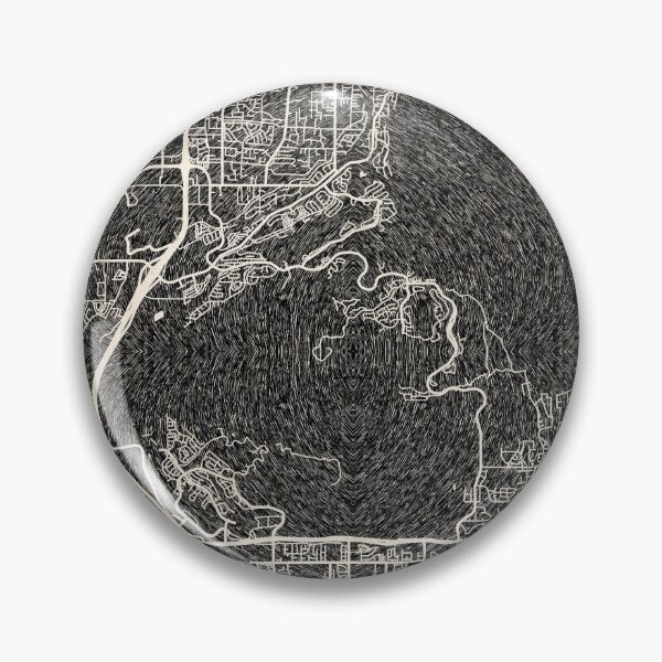 Item preview, Provo map Utah Ink lines 2 designed and sold by InkMaps.