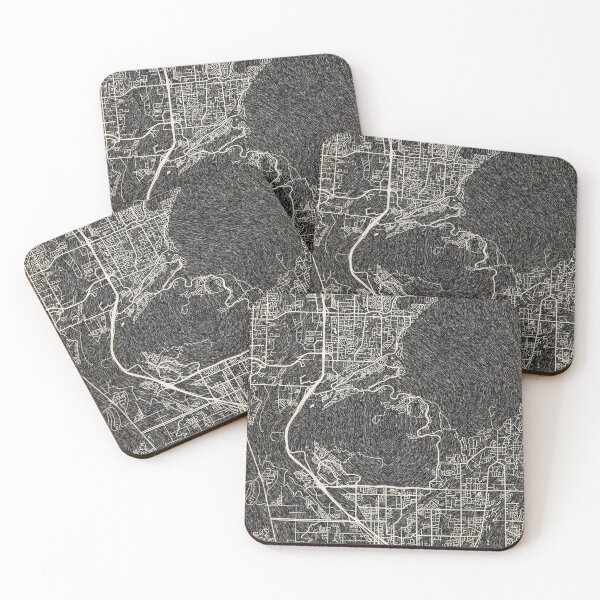 Item preview, Provo map Utah Ink lines 2 designed and sold by InkMaps.