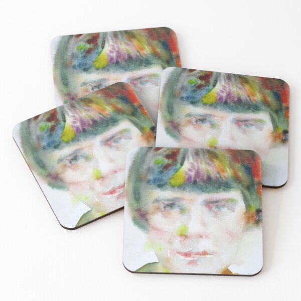 Item preview, KATHERINE MANSFIELD - watercolor portrait.2 designed and sold by lautir.