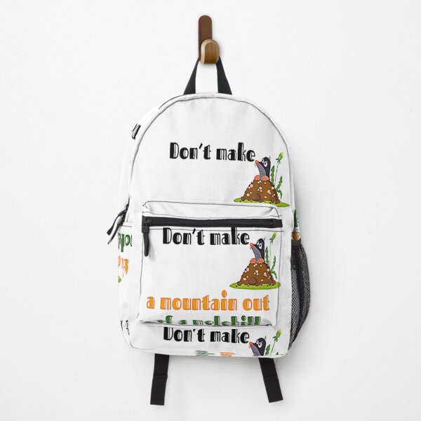 Item preview, Don’t make a mountain out of a molehill - anemals love black funny gft  designed and sold by atomsama.